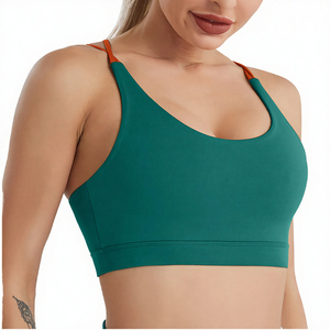 Workout Running <b>Bra</b> Made in Pakistan Customized Design OEM Sports <b>Bra</b> for Women With Padded Yoga <b>Crop</b> Tank <b>Tops</b> Fitness - Product Image 4
