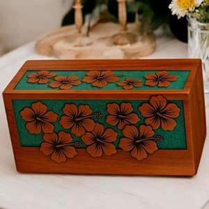 Custom Engraved Wooden Resin Urn <b>Box</b>: Pet/Human Memorial <b>Keepsake</b> urn Memorial <b>Keepsake</b> by AYAANS - Product Image 6