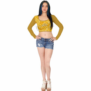 Camisetas Cortas de Verano 2026 con Nuevo Diseño para Mujer, Camisetas Cortas de Algodón Casuales y Ajustadas para Mujer - Product Image 1