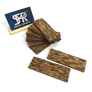 Plaquettes de manche de couteau en bois de palmier noir de qualité supérieure, ébauches en bois dur exotique pour la fabrication de couteaux personnalisés, poignées artisanales et projets de bricolage - Product Image 2