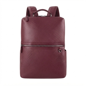 Sac à dos pour ordinateur portable en cuir véritable pour homme, grande capacité, style vintage, pour les voyages d'affaires, protection RFID, design ergonomique - Product Image 4