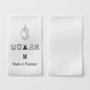 Étiquettes tissées imprimées de qualité supérieure pour vêtements, t-shirts, sweats à capuche, vestes, sacs - Personnalisables, légères et lavables - Product Image 1