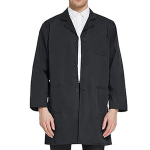 Batas de Laboratorio para Médicos, Unisex, de Algodón, con Logotipo Personalizado, Uniformes de Verano para Hospital, Colores de Moda, Venta al Por Mayor - Product Image 3