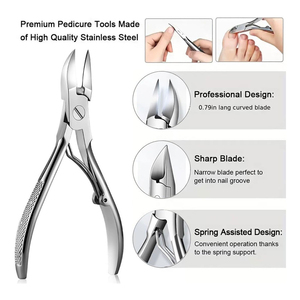 Coupe-ongles latéral professionnel en acier inoxydable pour bébé, outil de beauté de haute qualité, coupe-ongles pour cuticules et ongles incarnés - Product Image 3