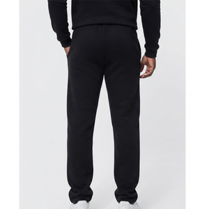 Custom Heavyweight 450 GSM Fleece <b>Elastic</b> Waist Drawstring Jogger <b>Men</b> Printed Logo Wide Straight Leg Baggy Cotton Sweatpants <b>Men</b> - Product Image 2