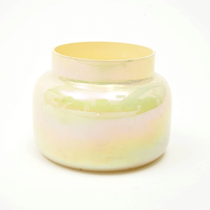 Pastel Yellow Scented Wax Candle Jar with <b>Lid</b> for Aromatherapy and <b>Decorative</b> Purpose - Product Image 3
