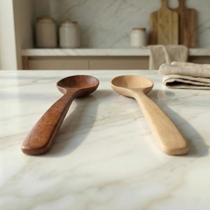 ช้อนไม้ทำมือ ทนความร้อน ใช้งานได้ในครัวระดับมืออาชีพ - Product Image 3