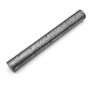 Damascus Steel Rod Round Bar Twist Pattern Forged Steel Blank For Custom Knife Making Jewelry <b>Crafts</b> DIY Metalworking <b>Tool</b> - Product Image 4