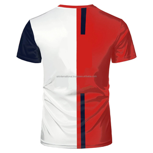 เสื้อยืดโอเวอร์ไซส์ธรรมดาพิมพ์ลายปักผ้า100% เปล่าออกแบบได้ตามต้องการระบายอากาศ - Product Image 1