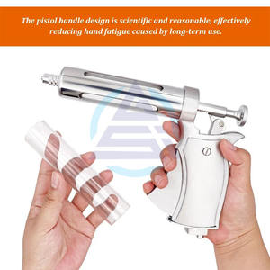 Jeringa Continua Semiautomática Ajustable de 50 ml, Inyección Continua de Vacunas, Equipo Veterinario para Caballos, Ovejas, Ganado Vacuno y Cerdos - Product Image 4