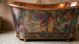 Baignoire décorative en cuivre martelé pour salles de bain résidentielles, hôtels, villas et centres de bien-être et de spa à prix de gros - Product Image 6