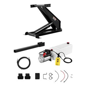 Kit Sollevatore Elettrico 12V per Rimorchi Ribaltabili 17.600 Lb/8 T, Sollevatore Idraulico a Forbice e Kit Standard per Piattaforme Ribaltabili Idrauliche - Product Image 1