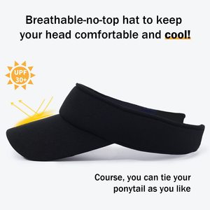 <b>Sun</b> Visor <b>Hat</b> Adjustable Outdoor Sports Cap for <b>Men</b> Women Adults - Product Image 2