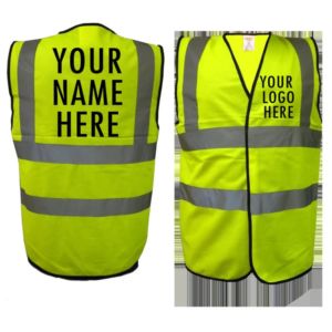 Gilet de sécurité haute visibilité personnalisé avec logo, multi-poches, réfléchissant, pour le travail, la construction, la sécurité, avec poche pour carte d'identité - Product Image 3