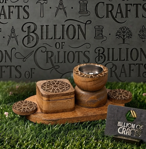 Brûleur d'encens en bois artisanal de qualité supérieure, boîte de rangement pour Bakhoor Oud, coffret cadeau artisanal pour l'Aïd et le Ramadan, décoration d'intérieur - Product Image 6