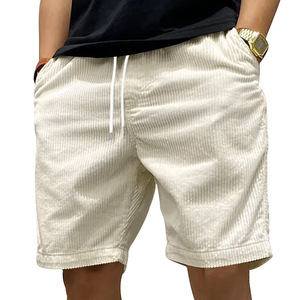 Pantalones Cortos Cargo para Hombre, Estilo Moderno, Hechos a Medida, 100% Algodón, Color Sólido, Transpirables, de Secado Rápido, con Botones, Precio Bajo - Product Image 4