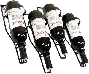 Support à bouteilles de vin en métal pour décoration intérieure, collection de luxe, porte-bouteilles pour 5 bouteilles à prix compétitif - Product Image 5