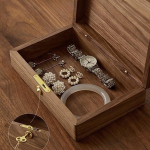Handmade Acacia Wood Lockable Jewelry <b>Box</b> Modern Decorative <b>Storage</b> <b>Box</b> Wholesale Factory Price for Retailers - Product Image 6