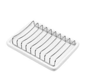 Porte-savon mural en laiton massif finition antique, porte-savon vintage pour salle de bain - Product Image 3