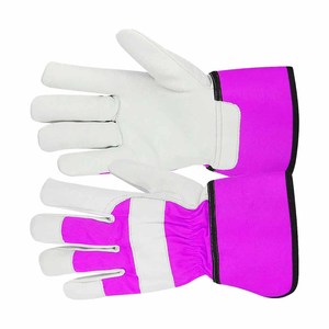 Gants de travail en cuir de qualité supérieure pour monteurs canadiens, résistants, en peau de mouton avec doublure en coton, antistatiques et de sécurité - Product Image 6
