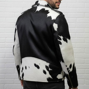 Cowhide Leather <b>Jacket</b> For Men Cowhide Leather <b>Jacket</b> Genuine Cow Skin Stylish Casual Winter Fashion Wear - Product Image 3