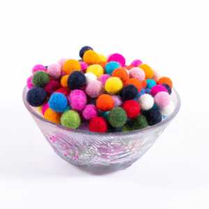 Bolas de Fieltro de Lana de 4 cm, 500 g, para Manualidades, Venta al por Mayor - Product Image 3