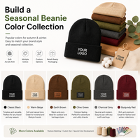 Gorro bordado con logo personalizado al por mayor, gorro de punto cálido de invierno con puño, unisex para hombre y mujer, gorro de esquí para exteriores