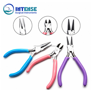 11PCS Jewelry Making <b>Pliers</b> <b>Set</b> Stainless Steel Beading Tools with Round Tip and Mini <b>Pliers</b> for Craft Work - Product Image 6