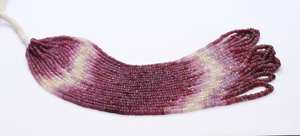 Cuentas facetadas de rubí AAA, cuentas de piedras preciosas de rubí rosado, cuentas de rubí natural de 2.5-3.5 mm, cuentas de rubí para la fabricación de joyería. - Product Image 3