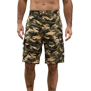 Nouvel article tendance : Short cargo camouflage pour homme, taille mi-haute, respirant, en coton et polyester, pantalon décontracté d'été avec poches - Product Image 5