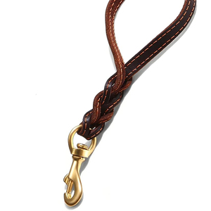 Reasonable Price Leather Dog Leash Competitive Price Leather Dog Leash Customized Color Leather Dog Leash - Product Image 2