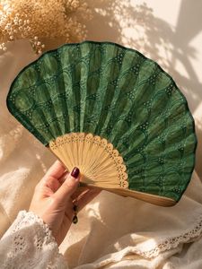 Abanico Plegable de Madera Natural Personalizado con Grabado de Logotipo, Opciones de Impresión, Hecho a Mano, Moderno, Recuerdo para Eventos y Bodas - Product Image 4