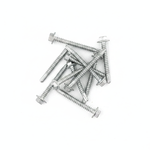Tornillos de Acero Galvanizado Resistentes a la Intemperie - Cabeza Hexagonal con Arandela, Autoperforantes, Tamaños Personalizados - Product Image 1