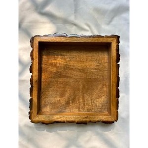 Walnut Wood Square Platter Wholesale | Handcrafted Serving Tray | Moradabad - Product Image 3