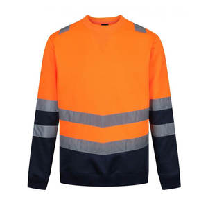 Nouvel Arrivage – Sweat-shirt de Travail Haute Visibilité pour Homme, Orange, Manches Longues, T-shirt Haute Visibilité, T-shirt Personnalisable Haute Visibilité - Product Image 1