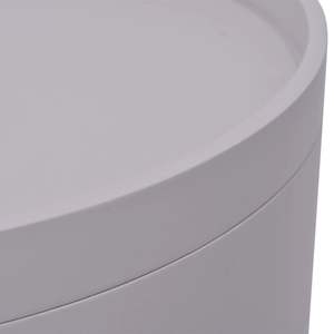 Tavolino rotondo grigio con vassoio da portata 15,6"x17,5" - Tavoli consolle - Product Image 5