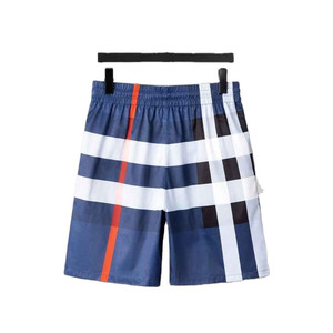 New Arrival Sporty Casual Canvas 100% Cotton Solid Shorts with <b>Elastic</b> Waist Closure Quick Dry for Men Gym Sports - Product Image 2