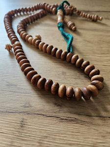 Tasbih de prière personnalisé, perles artisanales de haute qualité, Tesbih, chapelet musulman pour la prière, chapelet en bois de palissandre, cadeau. - Product Image 3
