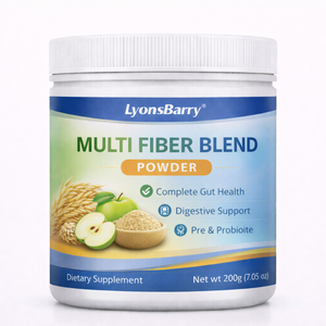 Mezcla de Polvo de Múltiples Fibras Vegana Sin Gluten 100 g Suplemento Completo para la Salud Intestinal y Digestiva Fabricante OEM India - Product Image 1