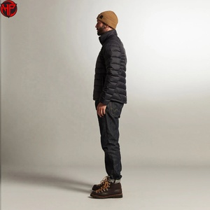 Chaqueta Acolchada para Hombre, con Capucha, Alternativa al Plumón, Abrigo de Invierno Transpirable y Ligero, Chaqueta de Burbujas con Logotipo Personalizado OEM - Product Image 3