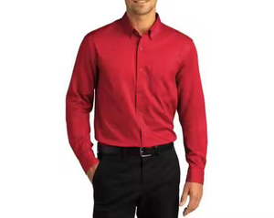 100% Cotton Wholesale Custom Cotton Casual <b>Shirt</b> Stand <b>Collar</b> Long Sleeve <b>Men</b> <b>Shirts</b> Formal Office Dress <b>Shirts</b> for <b>Men</b> - Product Image 2