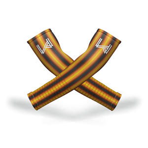 Manches de compression respirantes en tissu anti-UV et anti-bactérien, imprimées camouflage vert personnalisé, pour la gym, le fitness, le cyclisme en extérieur - Product Image 4