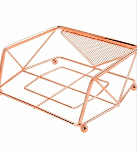 Porta Servilletas de Cobre Antiguo, Dispensador de Papel Metálico Premium para Mesa de Comedor, Uso Doméstico, Hoteles y Restaurantes - Product Image 1