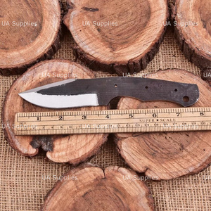 Cuchillo de Supervivencia, Caza y Camping UA Supplies, Profesional, Forjado a Mano, Acero al Carbono 1095, Completamente Pulido, Punta Caída - Product Image 5
