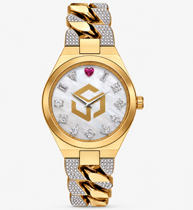 Luxury <b>Iced</b> <b>Out</b> Moissanite Diamond Hip Hop Quartz <b>Watch</b> Men Polygon Analog Wristwatch - Product Image 2