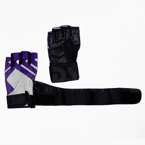 Gants de musculation légers en PU à demi-doigts avec impression de logo personnalisée, unisexes, entièrement personnalisables à des prix raisonnables - Product Image 6