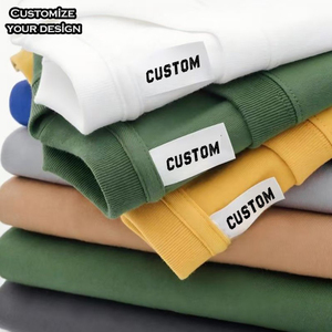 Camiseta de Manga Corta para Hombre, 100% Algodón, Cuello Redondo, Color Sólido, Informal, Transpirable, Tejido de Punto Jersey, Diseño Liso, Logotipo Personalizado con Impresión Frontal - Product Image 2