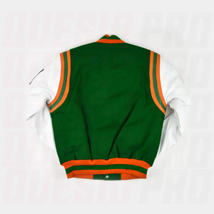 Chaqueta Universitaria de Alta Calidad al por Mayor de la Universidad de Florida A&M, Chaqueta Clásica Letterman para Hombre y Mujer, Ropa Exterior de Béisbol Universitaria - Product Image 4