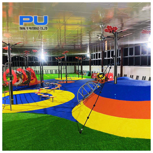 เม็ดยางรีไซเคิล EPDM พื้นผิวกันลื่นหลากสีกันลื่นสำหรับสนามเด็กเล่นพื้นผิวเป็นเม็ดยางป้องกัน - Product Image 2