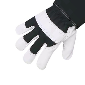 ถุงมือหนังวัวสำหรับงานหนัก ถุงมือขับรถ ทำด้วยมือ พร้อมโลโก้สั่งทำ - Product Image 5